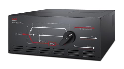 APC Service Bypass Panel 230V 125A HW Input IEC-320 Output (8) C19 von APC