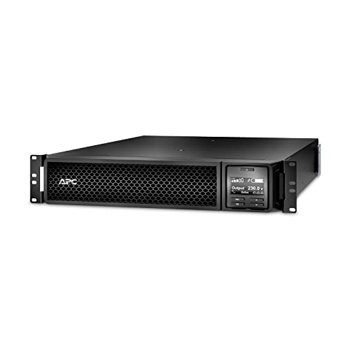 APC Smart-UPS SRT - SRT2200RMXLI - Unterbrechungsfreie Stromversorgung (USV) 2200VA - RM, (8) IEC C13, (2) IEC C19, Multifunktionelle LCD-Status- und Steuerkonsole von APC