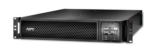 APC Smart-UPS SRT - SRT2200RMXLI - Unterbrechungsfreie Stromversorgung (USV) 2200VA - RM, (8) IEC C13, (2) IEC C19, Multifunktionelle LCD-Status- und Steuerkonsole von APC