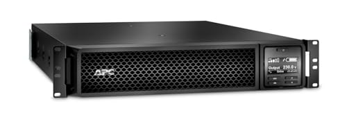 APC Smart-UPS SRT - SRT3000RMXLI - Unterbrechungsfreie Stromversorgung (USV) 3000VA - RM, (8) IEC C13, (2) IEC C19, Multifunktionelle LCD-Status- und Steuerkonsole von APC by Schneider Electric