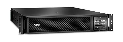 APC Smart-UPS SRT - SRT2200RMXLI-NC - Unterbrechungsfreie Stromversorgung (USV) 2200VA - RM, Netzwerkkarte, (8) IEC C13, (2) IEC C19, Multifunktionelle LCD-Status- und Steuerkonsole von APC by Schneider Electric