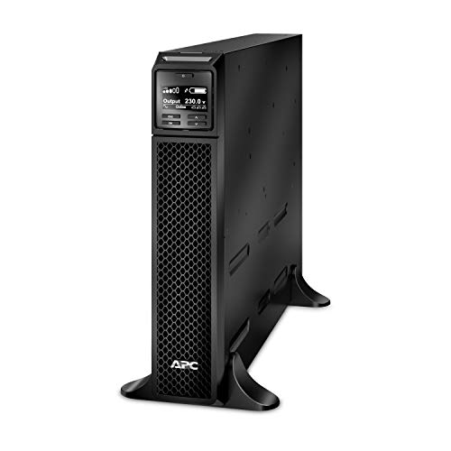 APC Smart-UPS SRT - SRT2200XLI - Unterbrechungsfreie Stromversorgung (USV) 2200VA - (8) IEC C13, (2) IEC C19, Multifunktionelle LCD-Status- und Steuerkonsole von APC