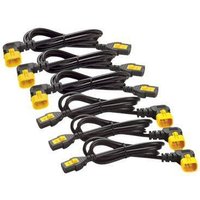 APC AP8704R-WW Stromkabel-Set (je 6), verriegelbar, C13 auf C14 (90 Grad), 1,2 m von APC