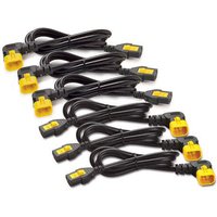 APC AP8706R-WW Stromkabel-Set (je 6), verriegelbar, C13 auf C14 (90 Grad), 1,8 m von APC