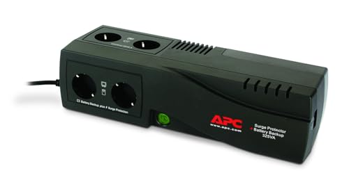 APC Back-UPS ES 325 - Unterbrechungsfreie Stromversorgung 325VA - BE325-GR - 4 Schuko Ausgänge - Überspannungsschutz von APC