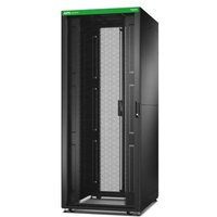 APC Easy Rack 800mm/42HE/800mm mit Dach, Seitenwand, Rollen, Füßen und 4 Halterungen, ohne Boden, schwarz von APC