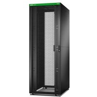 APC Easy Rack 800mm/48HE/1200mm mit Dach, Seitenwand, Rollen, Füßen und 4 Halterungen, ohne Boden, schwarz (ER8822) von APC