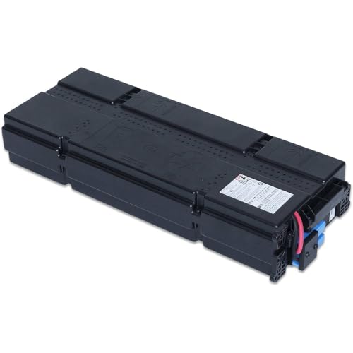 APC Ersatz Battery Cartridge #155 Wechselrichterbatterie 1 x Bleisäure schwarz für P/N: SRT1000RMXLI, SRT1000RMXLI-NC, SRT1000XLI, SRT1500RMXLI, SRT1500RMXLI-NC, SRT1500XLI-NC, SRT1500XLI von APC by Schneider Electric