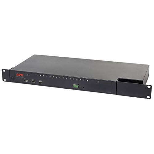 APC KVM1116R KVM Switch 1 lokale Nutzer 1 IP-Nutzer Rack montierbar für P/N: SCL400RMJ1U, SCL500RMI1UC, SCL500RMI1UNC, SMTL1000RMI2UC, SMTL750RMI2UC von APC