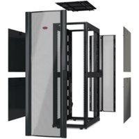 APC NetShelter SX Gehäuse, 48HE, 600 mm x 1070 mm (B x T), ohne Seitenteile, ohne Türen, schwarz (AR3107X617) von APC