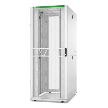 APC NetShelter SX Gen 2 - Schrank Netzwerkschrank - 1991 (H) x 800 (B) x 1200 (T) mm, mit Seiten - bodenstehend - weiß - 42HE - 48.3 cm (19") von APC