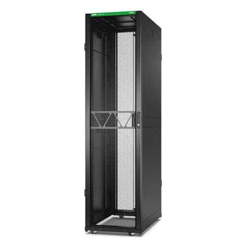 APC NetShelter SX Gen 2 - Schrank Netzwerkschrank - 2258 (H) x 600 (B) x 1070 (T) mm, mit Seiten - bodenstehend - Schwarz - 48U - 48.3 cm (19") von APC