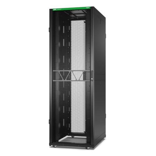 APC NetShelter SX Gen 2 - Schrank Netzwerkschrank - 2258 (H) x 750 (B) x 1070 (T) mm, mit Seiten - bodenstehend - Schwarz - 48U - 48.3 cm (19") von APC