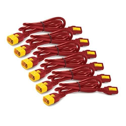 APC Power Cable Red 1.22 M C13 Coupler C14 Coupler, W128273094 (Coupler C14 Coupler) von APC