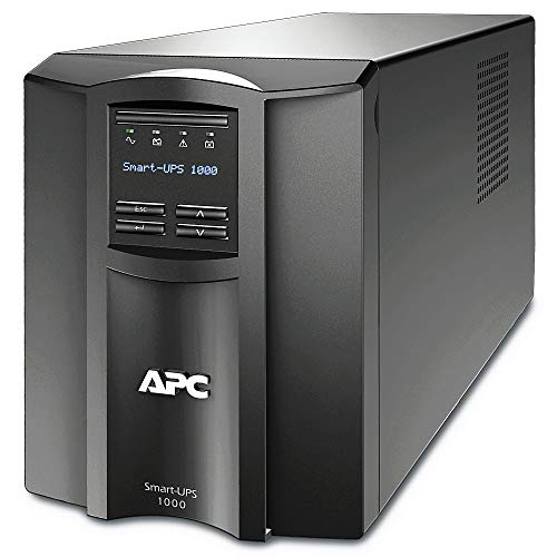 APC Smart-UPS SMT-SmartConnect - SMT1000IC - Unterbrechungsfreie Stromversorgung 1.000VA (Cloud-monitoring fähig, 8 Ausgänge IEC-C13) von APC by Schneider Electric