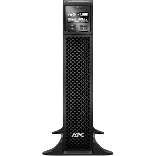 APC Smart-UPS SRT - SRT3000XLI - Unterbrechungsfreie Stromversorgung (USV) 3000VA - (8) IEC C13, (2) IEC C19, Multifunktionelle LCD-Status- und Steuerkonsole von APC by Schneider Electric