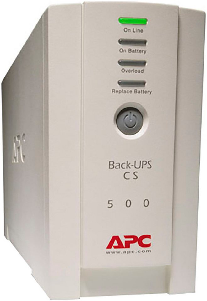 APC USV-Anlage APC Back-UPS 500, 230V, Batterie 12V, 7.0Ah APC USV-Anlage APC Back-UPS 500, 230V, Batterie 12V, 7.0Ah von APC