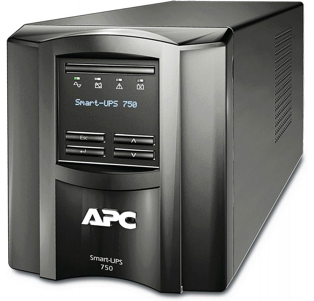 APC USV-Anlage Smart-UPS SMT 750iC LCD - Tower USV - 750VA - schwarz von APC
