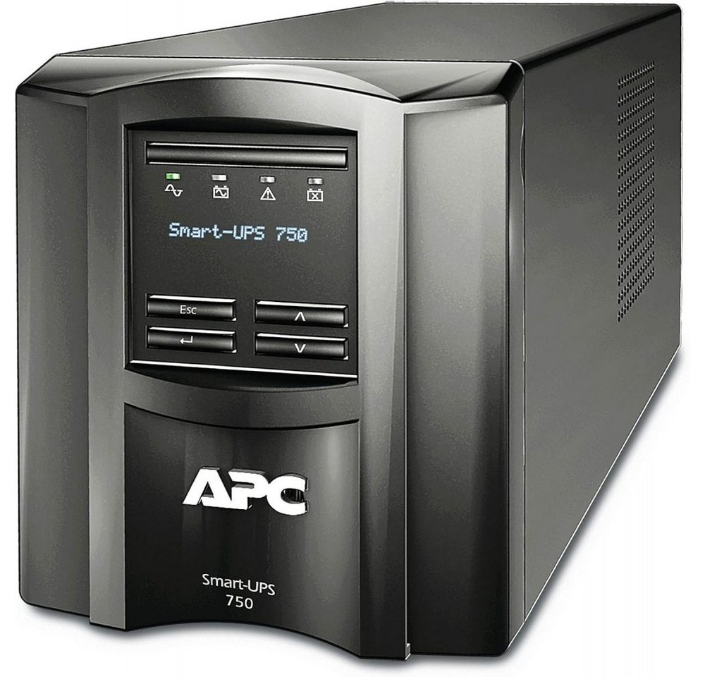 APC USV-Anlage Smart-UPS SMT 750iC LCD - Tower USV - 750VA - schwarz APC USV-Anlage Smart-UPS SMT 750iC LCD - Tower USV - 750VA - schwarz von APC
