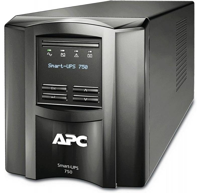 APC USV-Anlage Smart-UPS SMT 750iC LCD - Tower USV - 750VA - schwarz von APC