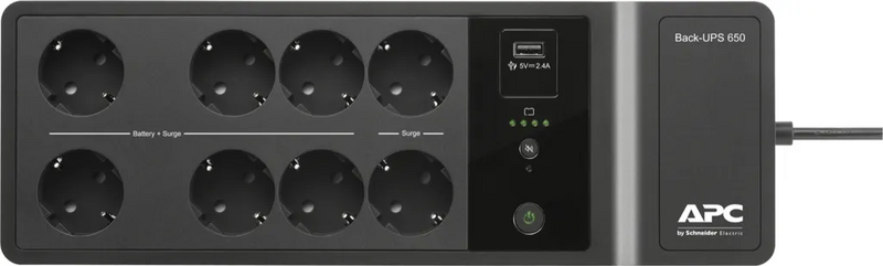 Apc Back Ups Es Usv Netzgerät 650 Va 400 W 8x Schutzkontakt 1x Usb Schwarz B-Ware Apc Back Ups Es Usv Netzgerät 650 Va 400 W 8x Schutzkontakt 1x Usb Schwarz B-Ware von APC