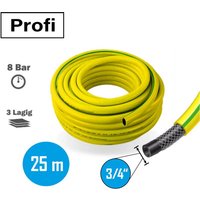 Profi Gartenschlauch 3/4 Zoll 25m gelb von STABILO-SANITAER