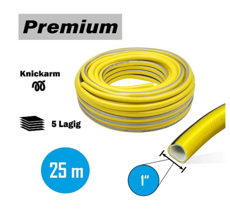 APD Schlauchtechnik Gartenschlauch Premium Gartenschlauch 1 Zoll 25m von APD Schlauchtechnik