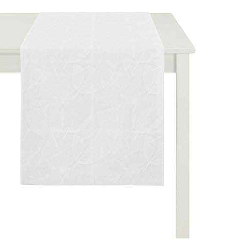 APELT 3301 48x140 80 Läufer, Polyester, weiß von APELT