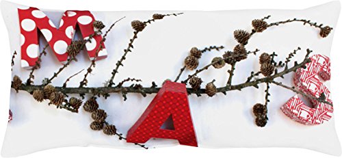 APELT 5015_35x50_30 Kissen "5015 Weihnachtsmotiv" circa 35 x 50 cm, Fb. 30, rot von APELT