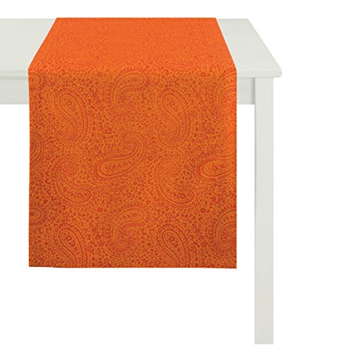 APELT 7907 48X140 60 Tischläufer, Polyester, orange von APELT