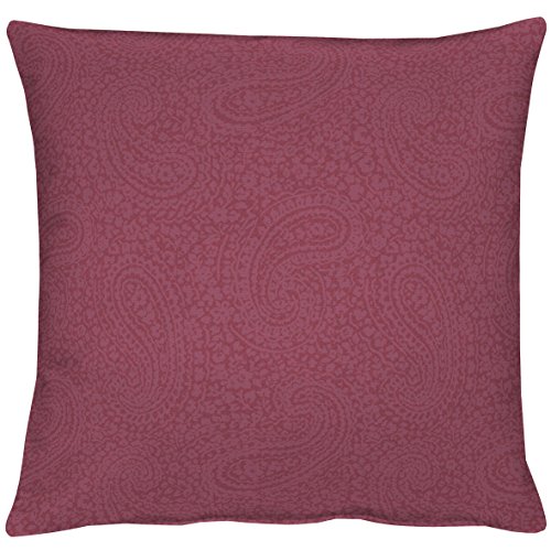 APELT 7907 48X48 90 Kissen gefüllt, Polyester, bordeaux violett von APELT