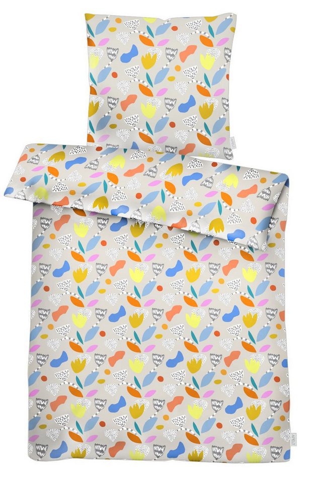 APELT Bettwäsche Lucy Gots, Satin (Bio-Baumwolle), modisches Design allover von APELT