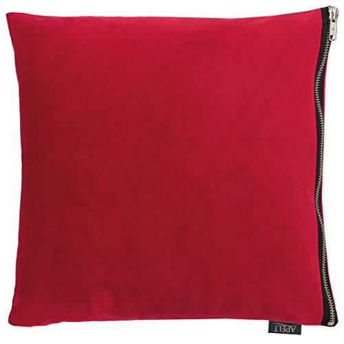 APELT Kissenhülle, Polyester, Rot, 46 x 46 x 0.5 cm von APELT