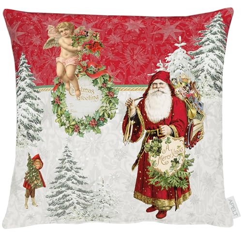 APELT Kissenhülle Winterwelt rot Größe 46x46 cm APELT Kissenhülle Winterwelt rot Größe 46x46 cm von APELT