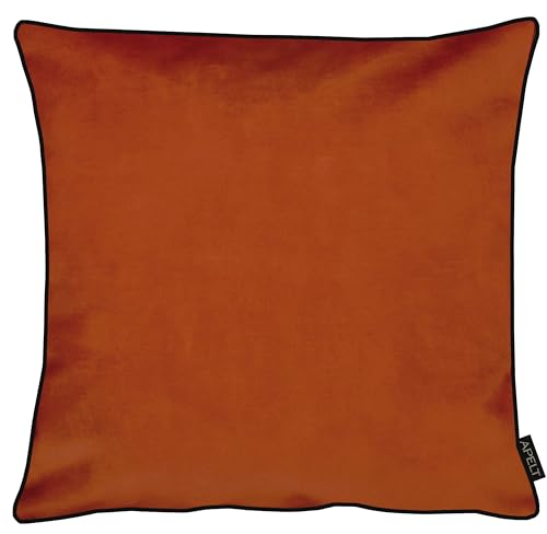 APELT Kissenhülle der Serie Ruby. Fb. 60 (orange), Größe:46 x 46 cm von APELT