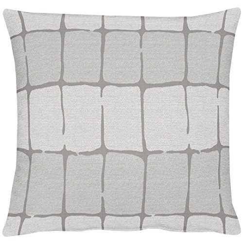 APELT Monte_49x49_88 Kissenhülle, Polyester-Baumwolle, grau, 49 x 49 x 0.5 cm von APELT