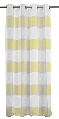 Apelt Ösenschal, Polyester, Grau/weiß, 140 x 245 x 0.5 cm von APELT