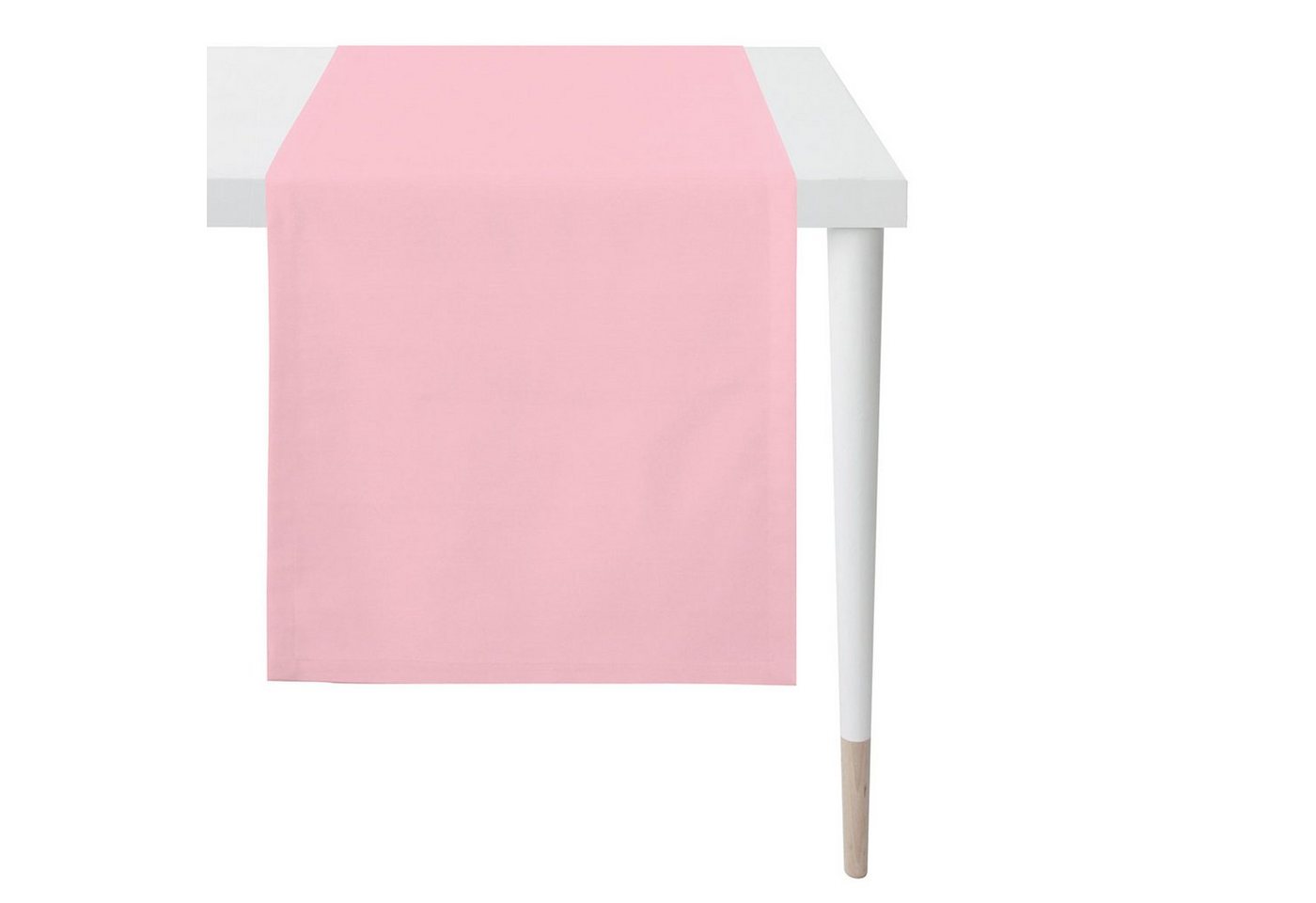 APELT Tischband Apelt Tischläufer Mitteldecke Uni, Fb. 35 rosa (1-tlg) von APELT