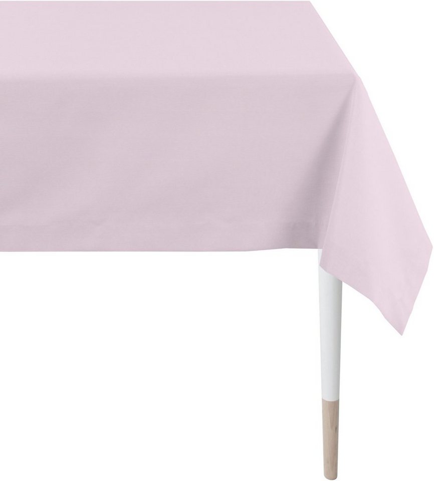 APELT Tischdecke 4362 Rips-Uni (1-tlg), UNI-BASIC von APELT