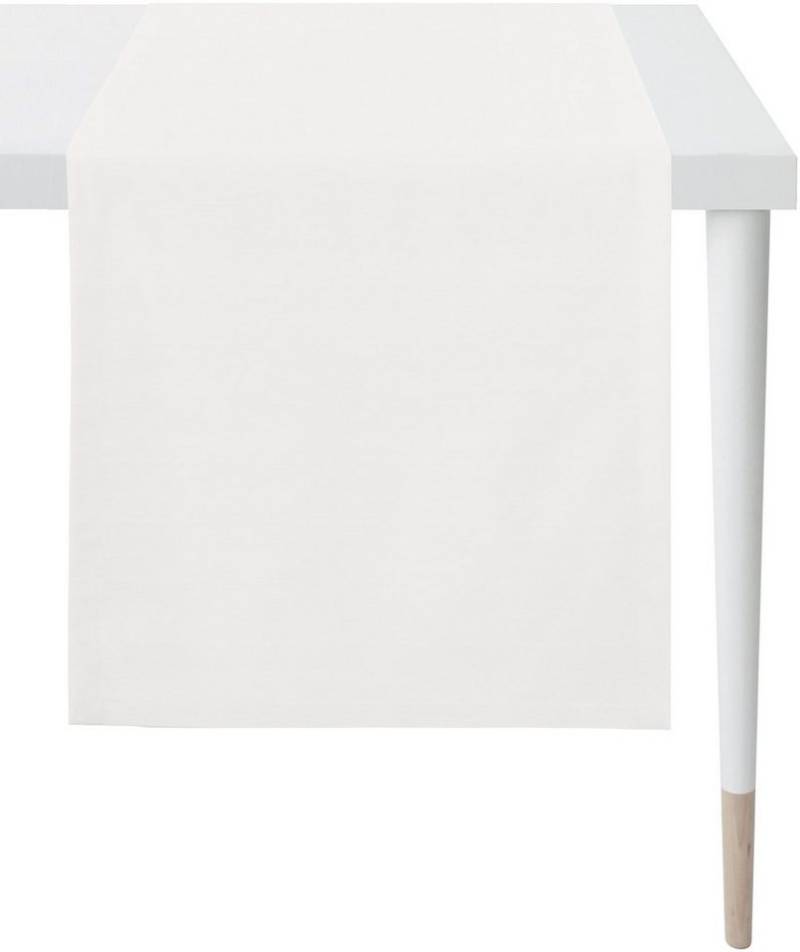 APELT Tischläufer 4362 Rips-Uni (1-tlg), UNI-BASIC von APELT