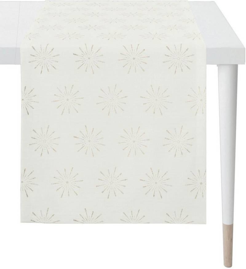 APELT Tischläufer 6302 CHRISTMAS GLAM, Weihnachtsdeko, Weihnachten (1-tlg), Lurex-Jacquardgewebe von APELT