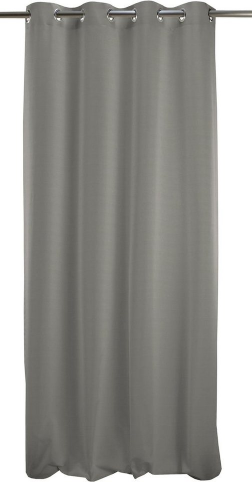 APELT Vorhang 4362 Rips Uni (1 St), Ösen, blickdicht, Jacquard, Wasser- und Schmutzabweisend von APELT