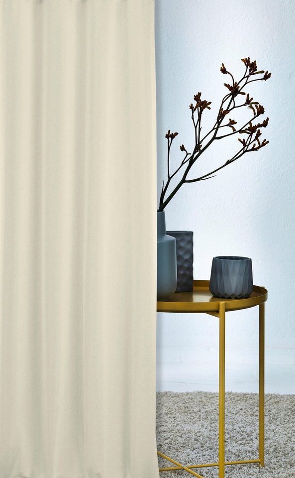 APELT Vorhang ALASKA (1 St), Ösen, blickdicht, Jacquard, HxB: 245x140, Alaska, Ösenschal mit Metallösen von APELT