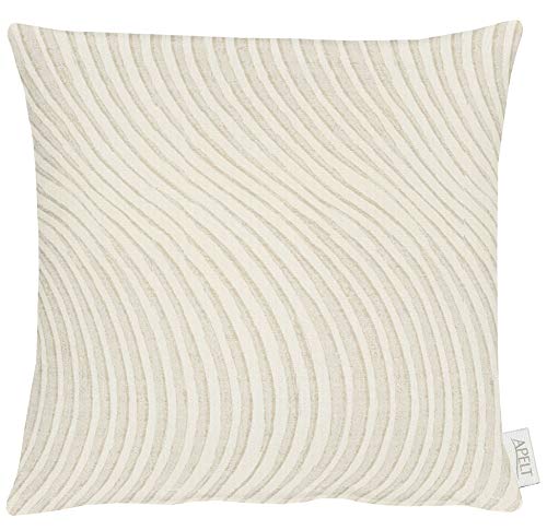 Apelt Kissenhülle, Polyester, Creme, 40 x 40 x 0.2 cm von APELT