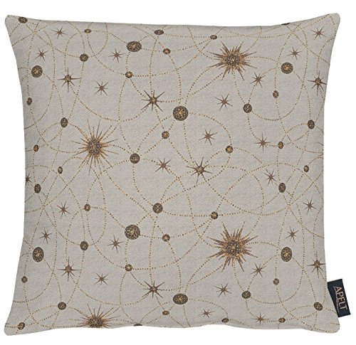 APELT 3009 40X40 70 Kissenhülle, Polyester, Gold/Schwarz APELT 3009 40X40 70 Kissenhülle, Polyester, Gold/Schwarz von APELT