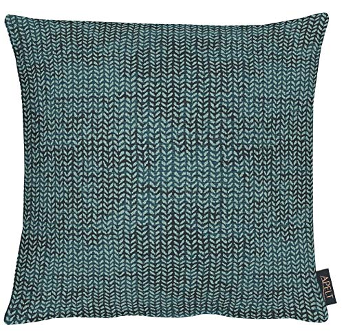 Apelt Kissenhülle, Polyester, türkis, 40 x 40 x 0.3 cm von APELT