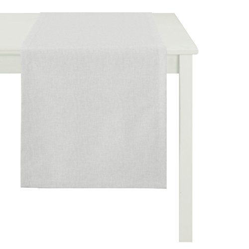 Apelt Läufer, Polyester-Baumwolle, Weiß, 48 x 150 x 0.5 cm von APELT