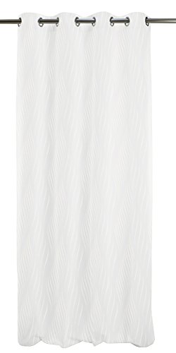 APELT Ösenschal, Polyester, Weiß, 122 x 245 x 0.5 cm von APELT