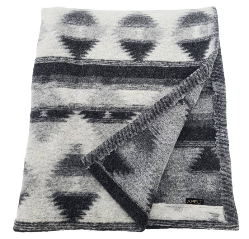Plaid Sierra 140X180, APELT, mit Jacquard-Muster von APELT