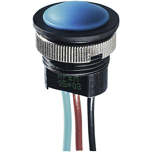 APEM IAR3F1100 Druckschalter, 24 V/DC, 2 A, 1 x Aus/(On) mit Rückruf IP67 (Vorderseite), 1 Stück von APEM